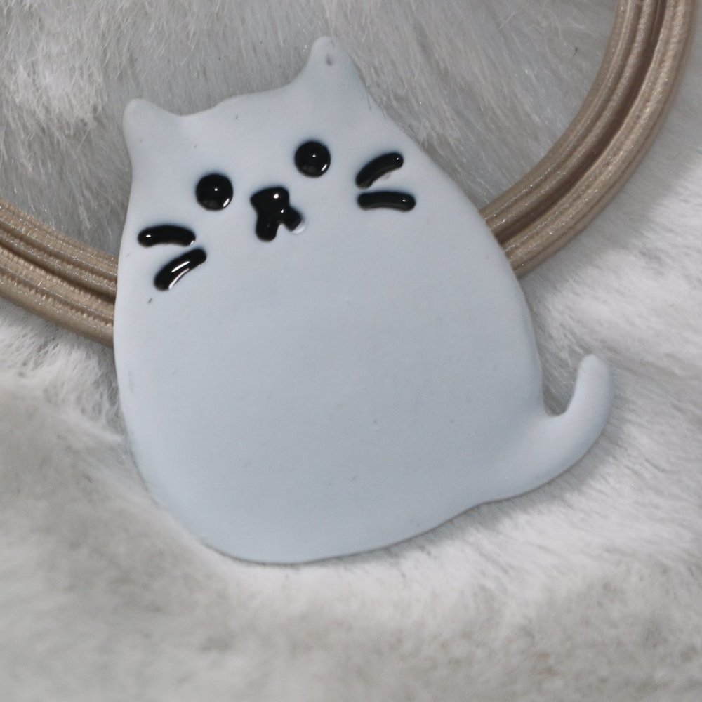 Kawaii Kitten Thin Elastic Hair Tie - Picture 2 of 5